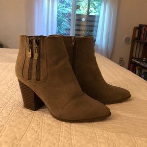 Grey Suede Guess Booties
